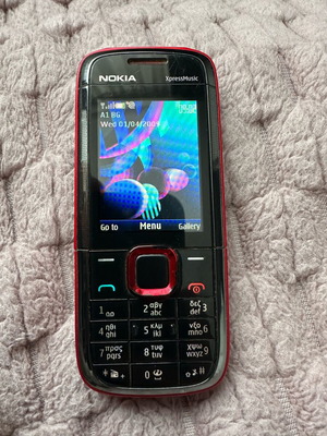 Nokia 5130 XpressMusic μεταχειρισμένο τηλέφωνο με μπαταρία και ελληνική γλώσσα