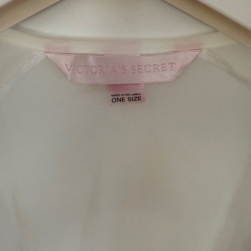 Victoria's Secret white sheer robe with belt, one size