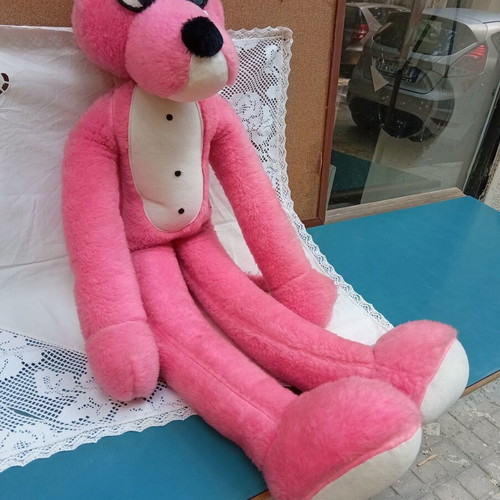 Pink Panther plush vintage 85 cm used collectible toy