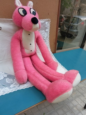 Pink Panther plush vintage 85 cm used collectible toy