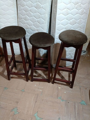 Бар столове употребявани, масив, диаметър 35-85 см