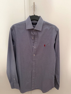 Ralph Lauren dress shirt, size 15, blue and white