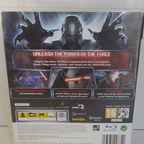 Star Wars The Force Unleashed Ultimate Sith Edition PS3 like new