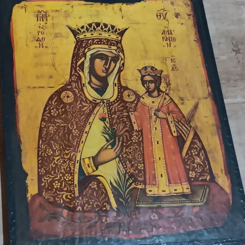 Religious icon like new
