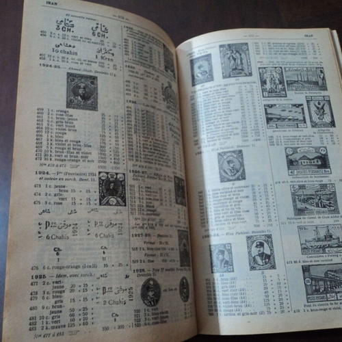 Stamp catalog 1958 Tome III Outre-Mer used