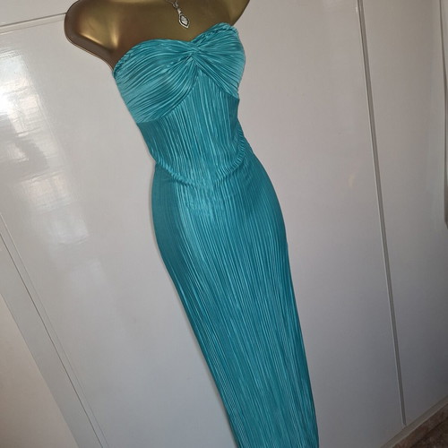 Turquoise Blue Maxi Summer Dress Shein, Size Large, New