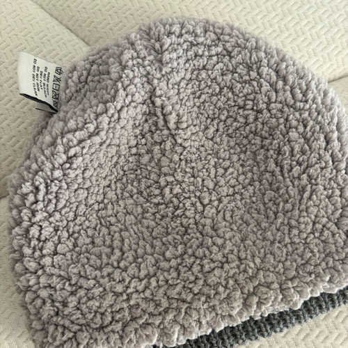 Superdry women's winter hat like new, grey, warm with fur lining