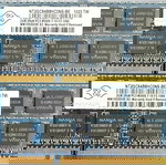  Μνήμη RAM Nanya 4GB (2 x 2GB) DDR3 PC3-8500s 1066Mhz 2RX8 SoDimm Laptop Memory