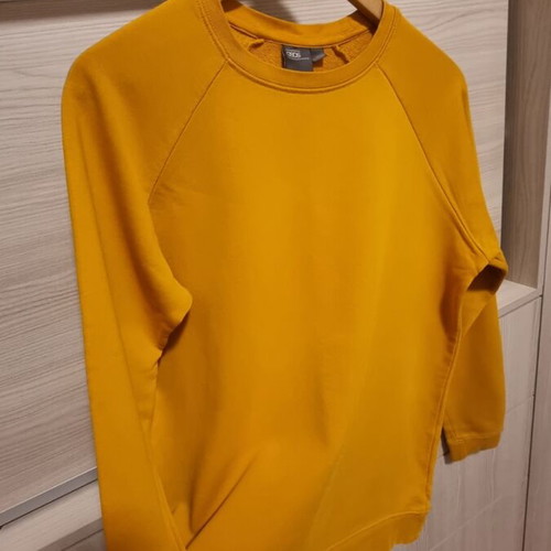 ASOS long sleeve shirt, orange, size M