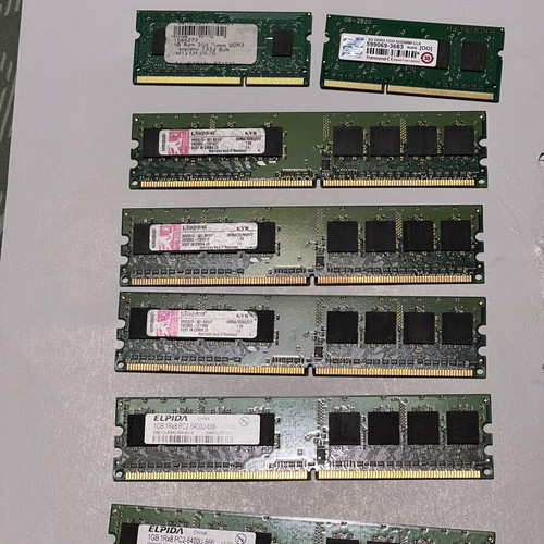 Memory cards used, pack of 8