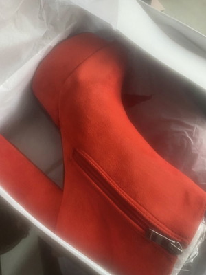 Luigi ankle boots new, red, size 39