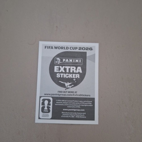 Panini World Cup Bronze Extra Sticker new, Salah