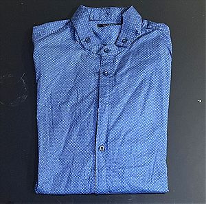 Καινούριο Ισπανικό Ανδρικό πουκαμισο Furia Rosa -Large  σκουρο μπλε navy blue