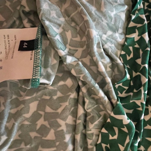 Atos Lombardini dress like new, size M, green-white