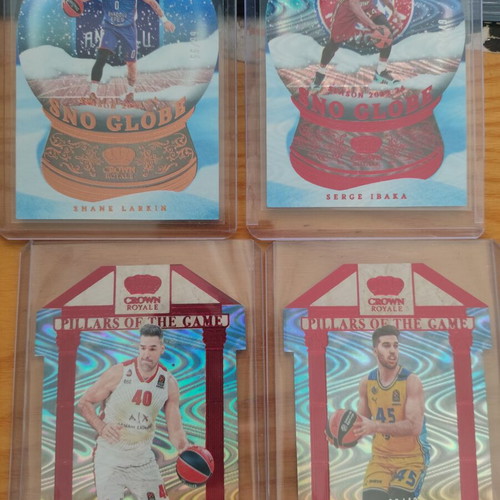 Panini Crown Royale Euroleague 2023-2024 8 numbered cards used