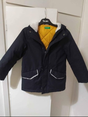 Benetton jacket for boy 6-7 years like new, blue