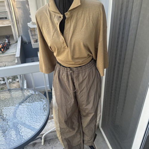 Zara pants with tag, gold color, size XL
