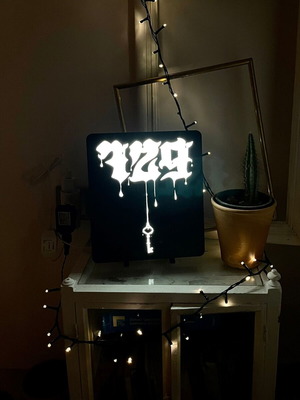 Novel 729 LED Light Box new, modern decorative lamp