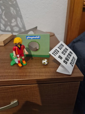 Playmobil Footballer 6897 like new