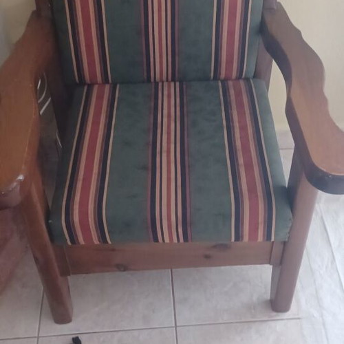 Armchair used with replaced cover in very good condition