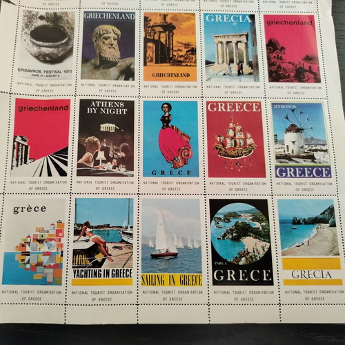 EOT Sheet with 20 Vignettes used