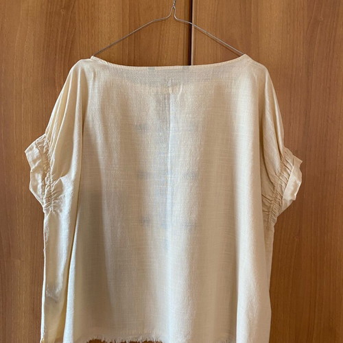 Zara blouse new with embroidery, beige multicolor, size S