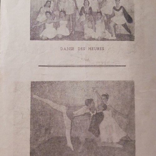 Grand Ballet Cassique magazine used, Cairo Egypt 1955
