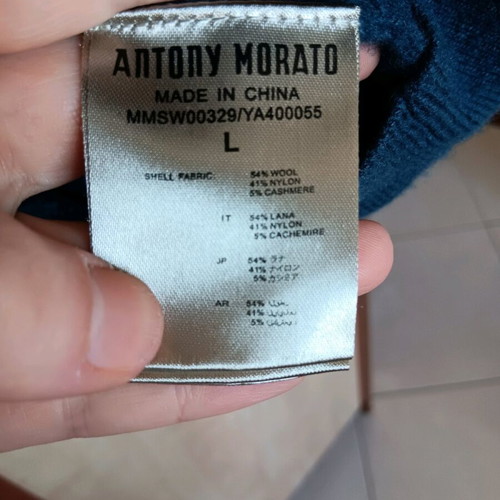 Antony Morato men's cardigan blue like new, size L