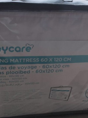 Baby travel mattress like new 60x120 cm