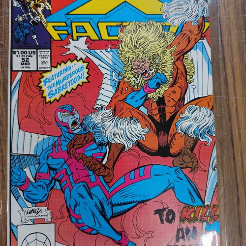 X-Factor Marvel Comics 1986 used, foreign language
