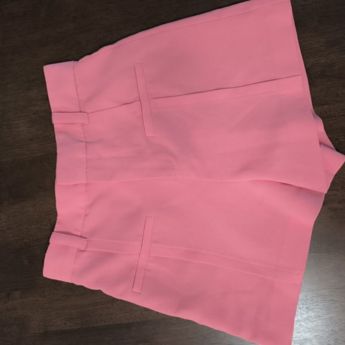 Zara fuchsia shorts XS new with zipper and button