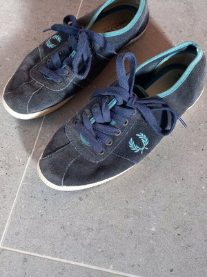 Fred Perry Sportswear Pumps used, blue and teal, size 38