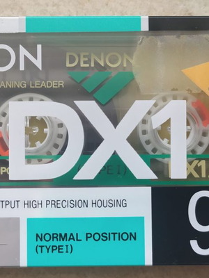 Denon DX1 90 vintage blank cassettes new, sealed