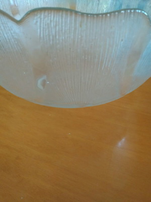 Fruit Bowl Salad Bowl crystal like new
