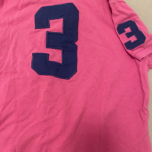 Ralph Lauren polo shirts used, blue and fuchsia, size S