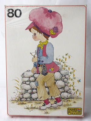 Vintage 80's παζλ Sarah Kay Boy 80 κομμάτια Fame Puzzles Holland σφραγισμένο