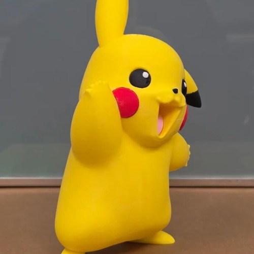 Pikachu 3D Printed Figure New, 21 cm Height