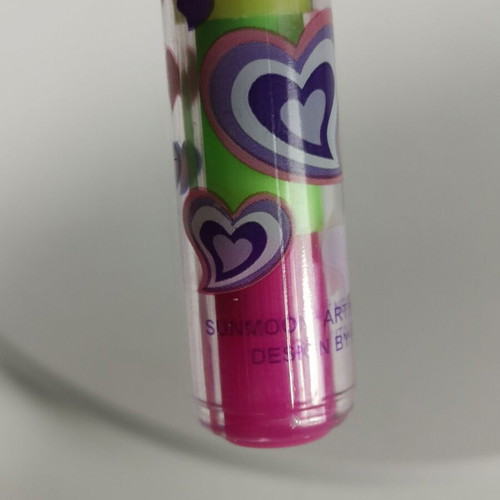 Vintage Sunmoon Glitter eraser with cap like new, design by Italy