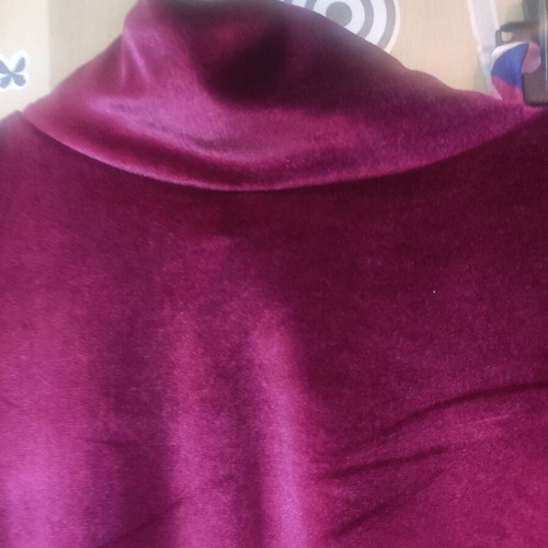 Velveteen set turtleneck and gathered skirt like new
