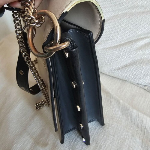 Guess shoulder bag like new, beige with black and metallic details