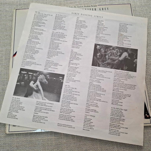 Dirty Dancing LP like new, rock soundtrack