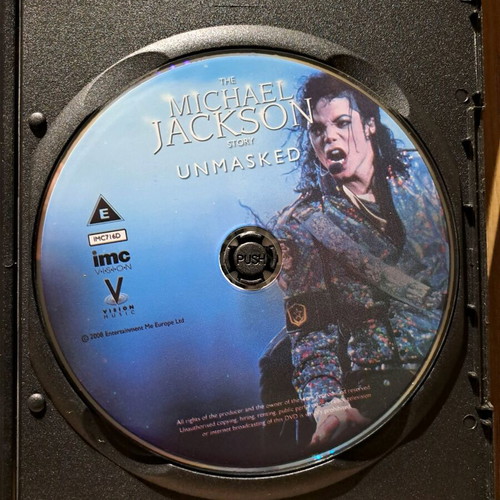 Michael Jackson pack of 3 unused DVDs and 1 CD sleeve pop