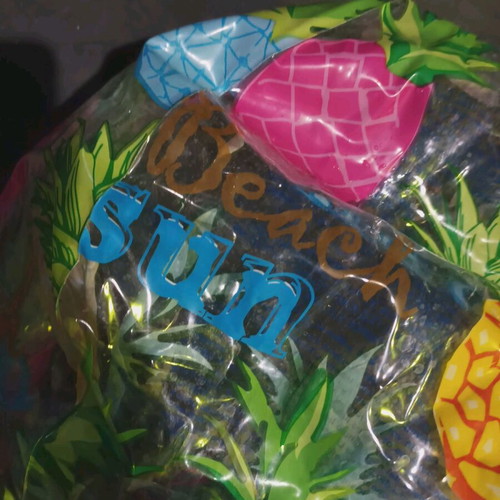 Beach Ball with Pineapple Design 51cm like new