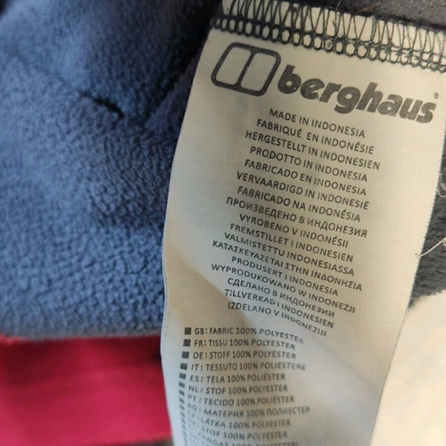 Berghaus men's fleece 1/4 zip size XL like new, red