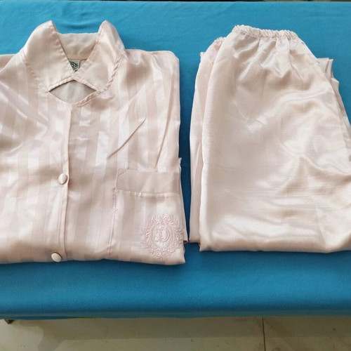 Daisy Street satin striped pastel pink pajama set 3XL like new
