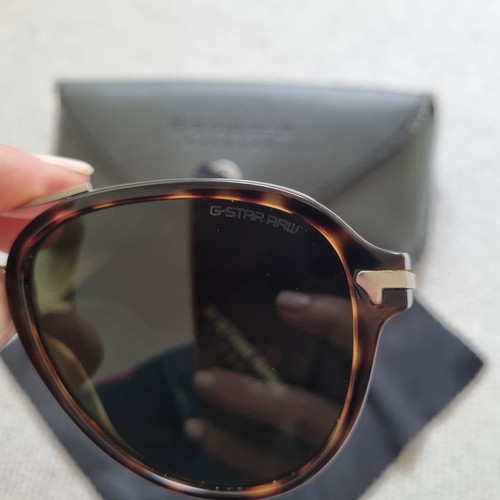 G-Star Raw aviator sunglasses like new with brown acetate frame