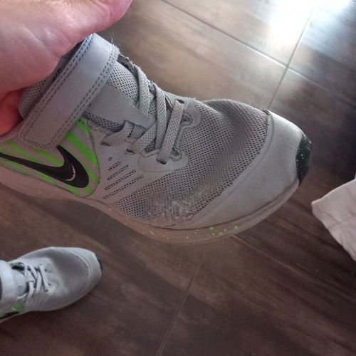 Nike children's running shoes size 32 used, gray, lightweight