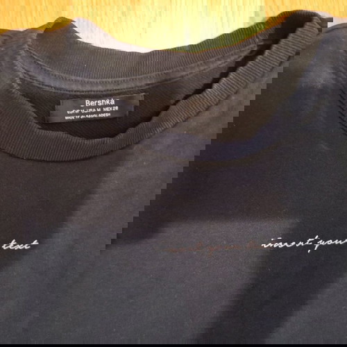 Μαύρο φούτερ Bershka
