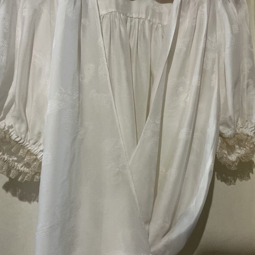 Zadig & Voltaire silk blouse size M like new, white