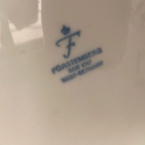 Furstenberg porcelain footed bowl vintage, excellent condition